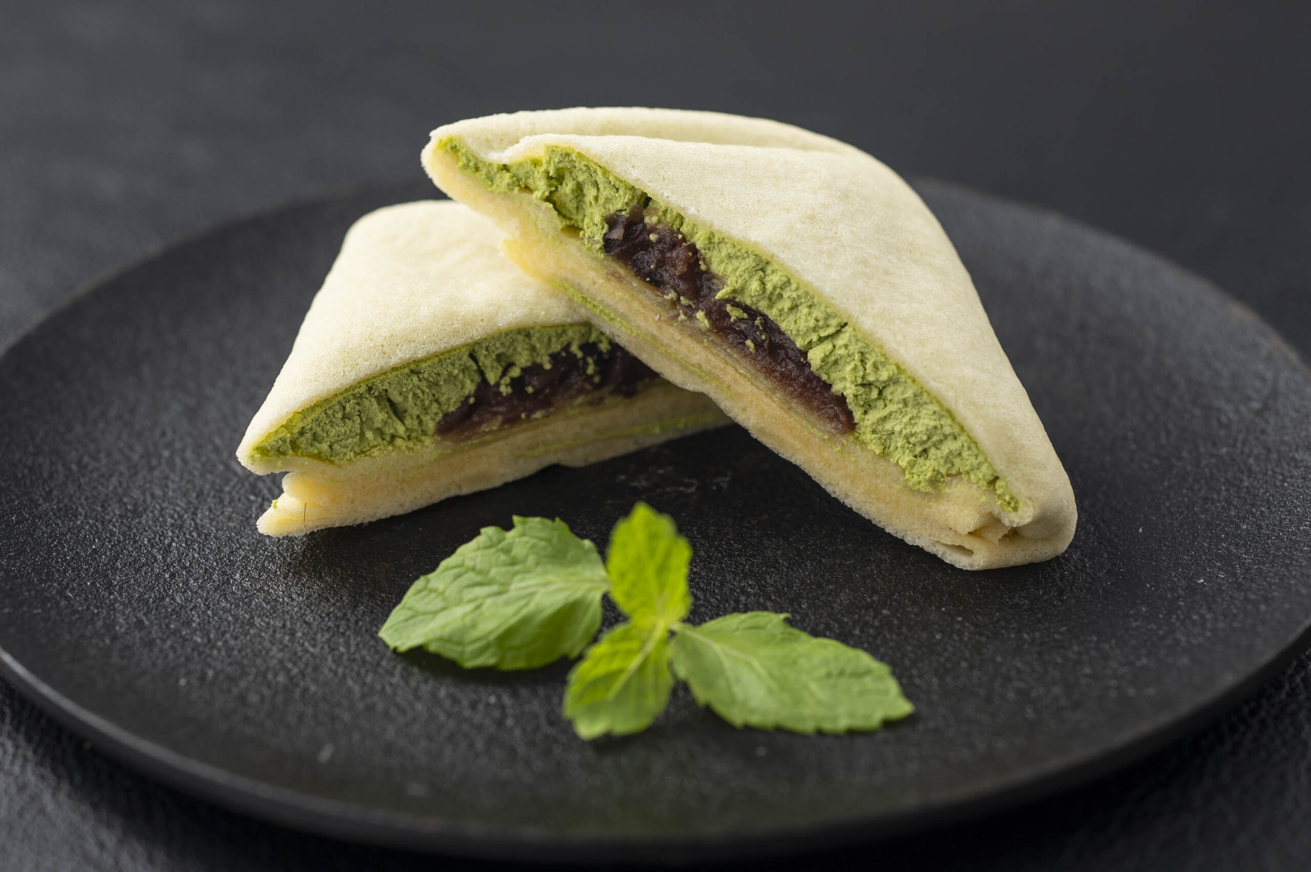 和菓子屋のくれーぷ抹茶ホイップ＆粒あん 30個×6